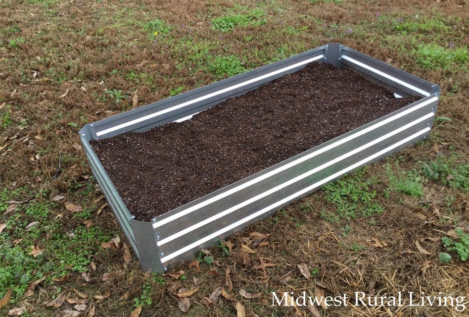 Castlecreek Large Galvanized Raised Bed Planter Box