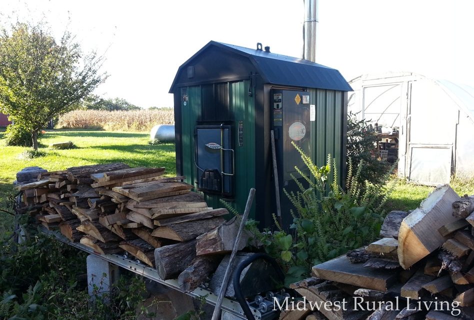 Heating with an outdoor wood furnace